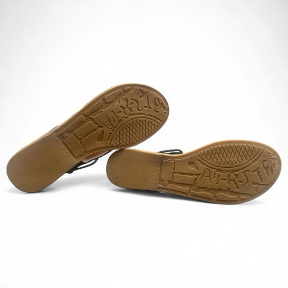 Black Gladiator Rope Sandal (7) NWOT - Picture 9 of 10